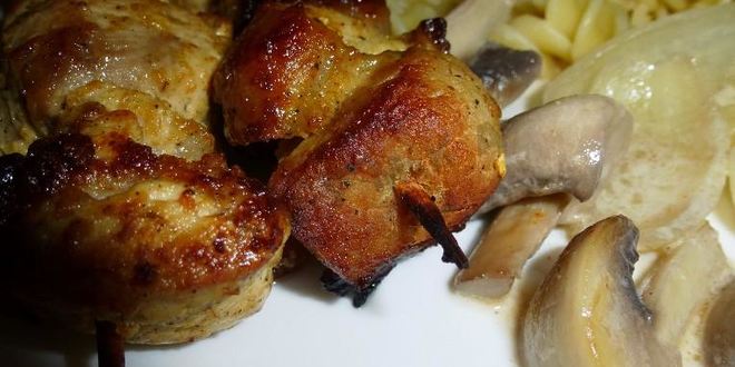 Рецепт шашлыка в горчице