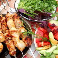 Рецепт Шашлыка в маринаде с тархуном и растительным маслом