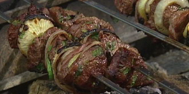 Рецепт шашлыка, замаринованного с зеленью