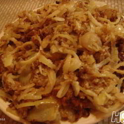 Рецепт Капустных шницелей с луковой заправкой