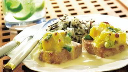 Рецепт Карибского шницеля