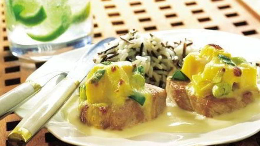 Рецепт карибского шницеля