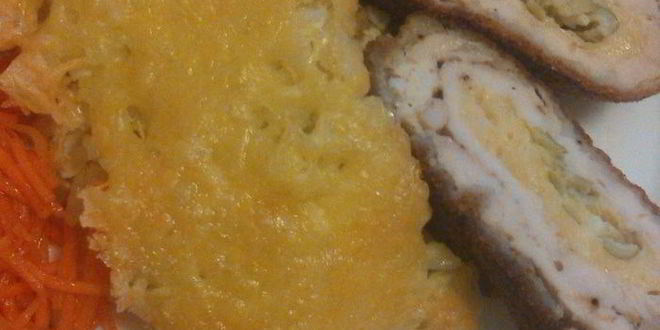 Рецепт куриного шницеля с рисовой запеканкой