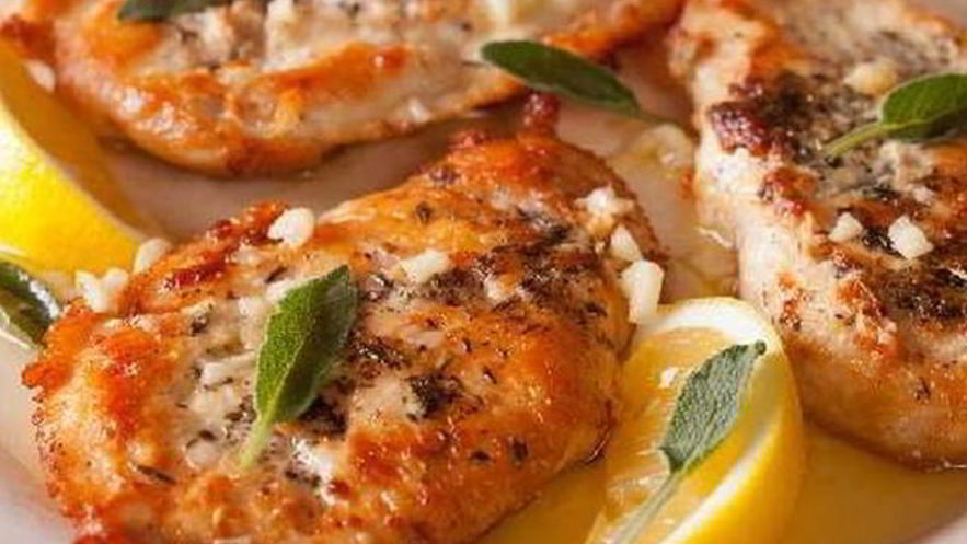 Рецепт куриного шницеля с шалфеем