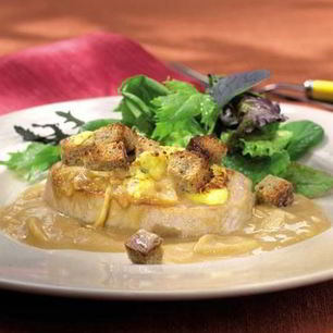 Рецепт Парижского лукового шницеля