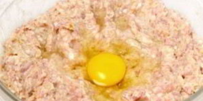 Рецепт шницеля из фарша с яйцом
