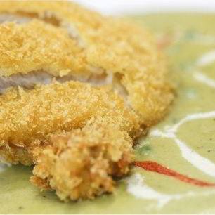 Рецепт Шницеля из индейки с кокосом