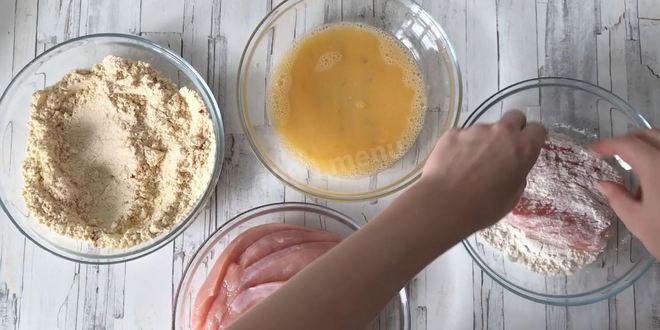 Рецепт шницеля из индейки