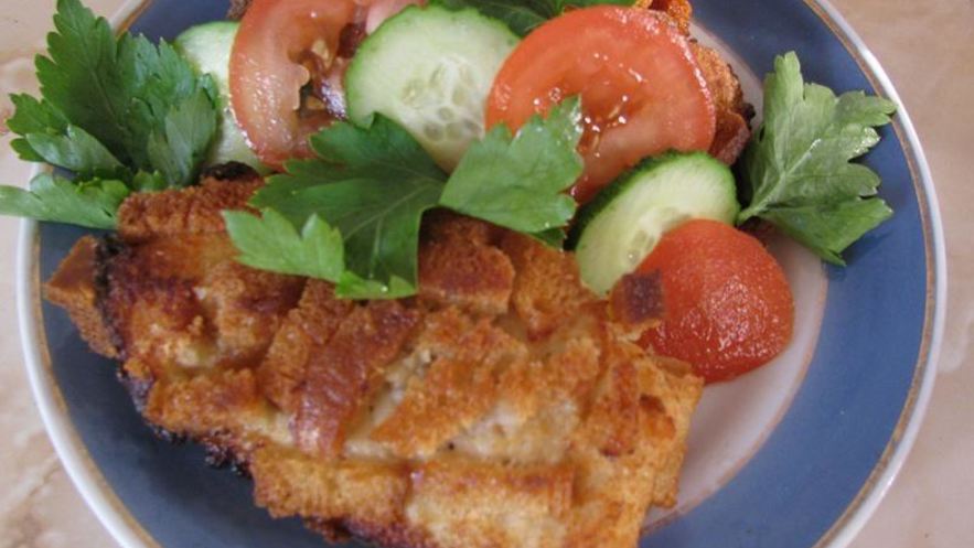 Рецепт шницеля из куриного фарша по-полесски