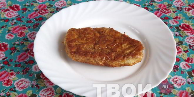 Рецепт шницеля из куриной грудки в лимонно-чесночной панировке