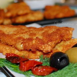 Рецепт Шницеля из куриных грудок