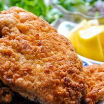 Рецепт Шницеля из свинины на сковороде