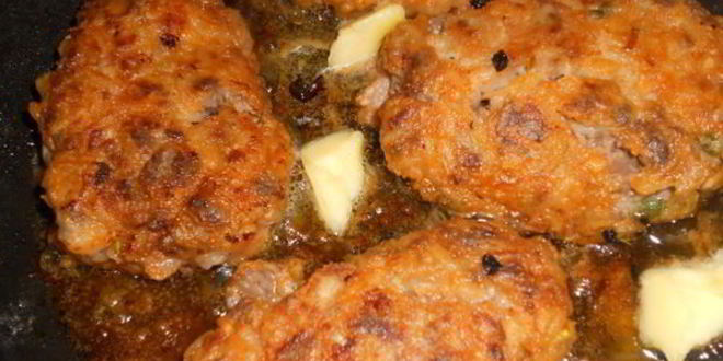 Рецепт шницеля рубленного по-африкански