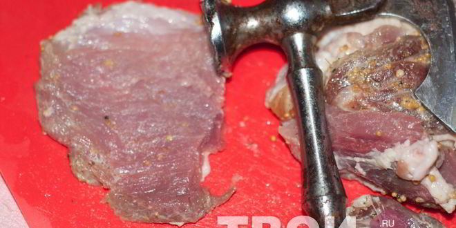 Рецепт шницеля в духовке