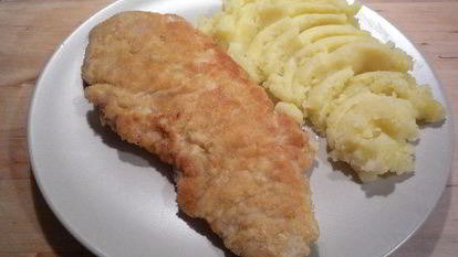 Рецепт Свиного шницеля в панировке