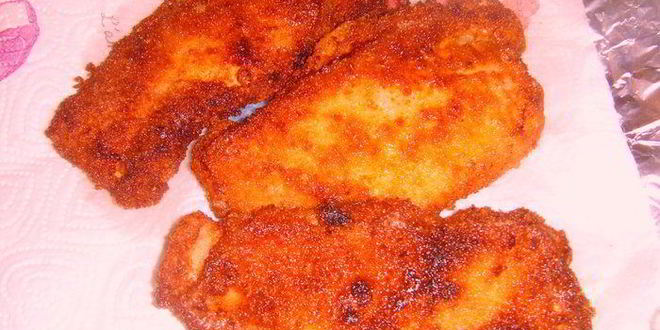 Рецепт венского шницеля с картофельным салатом