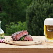 Рецепт Фланка-стейка, маринованного в пиве