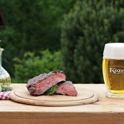 Рецепт Фланка-стейка, маринованного в пиве