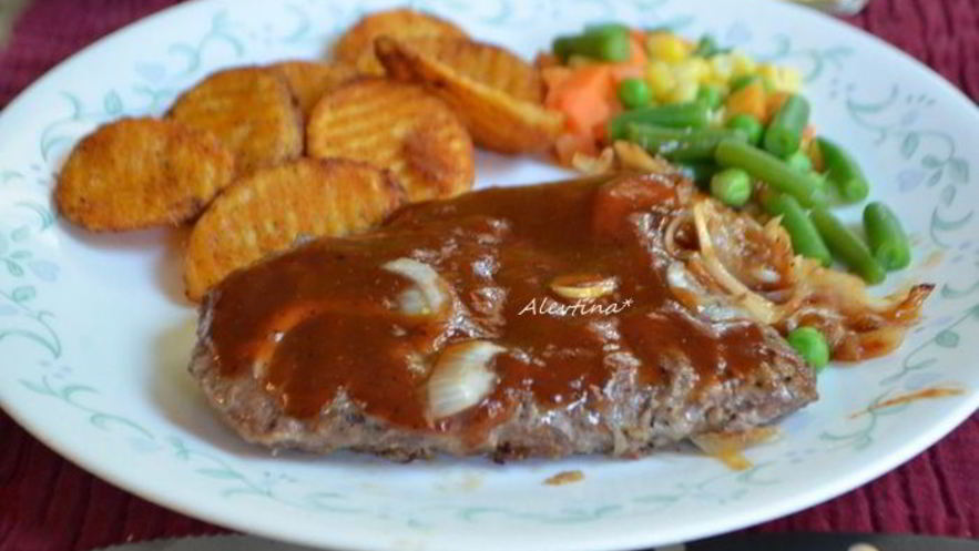 Рецепт говяжьих стейков на сковороде