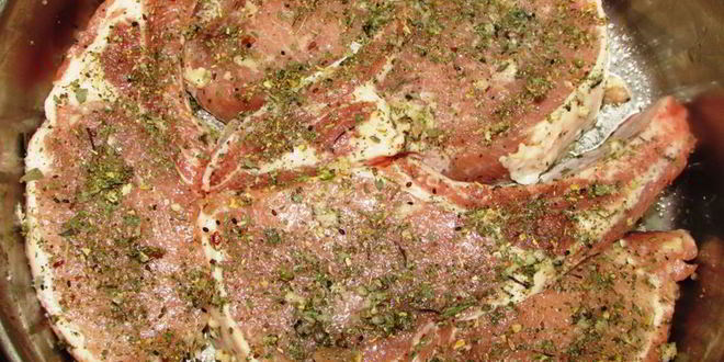 Рецепт стейка из свинины в духовке