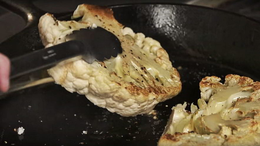 Рецепт стейка из цветной капусты