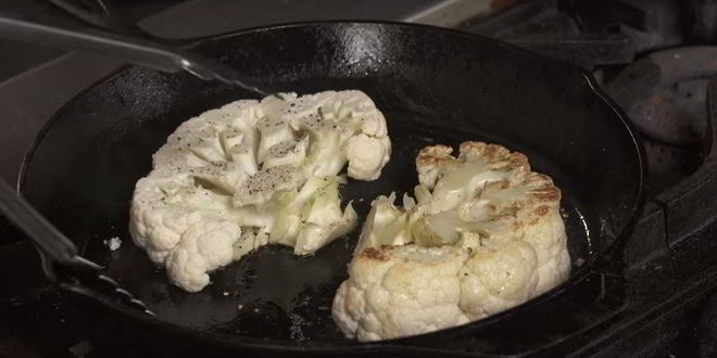 Рецепт стейка из цветной капусты