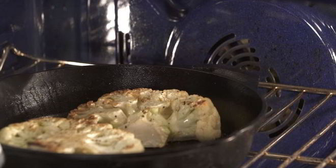 Рецепт стейка из цветной капусты