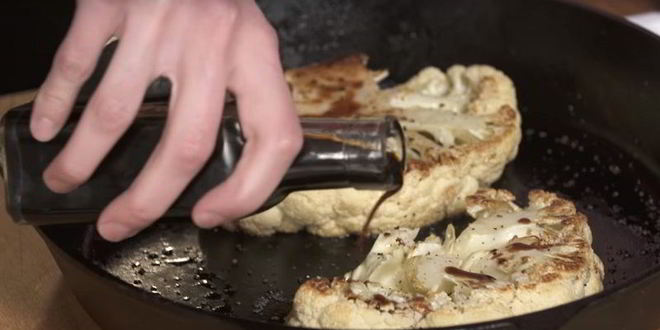 Рецепт стейка из цветной капусты