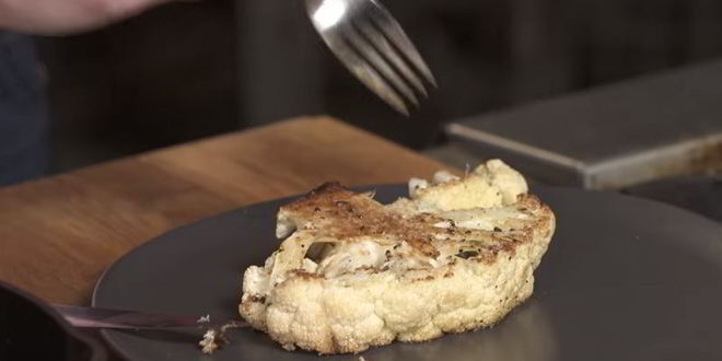 Рецепт стейка из цветной капусты