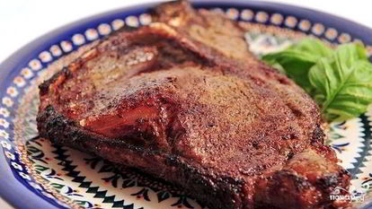 Рецепт Стейка на кости в духовке