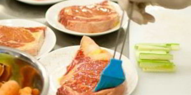 Рецепт стейка на сковороде-гриль