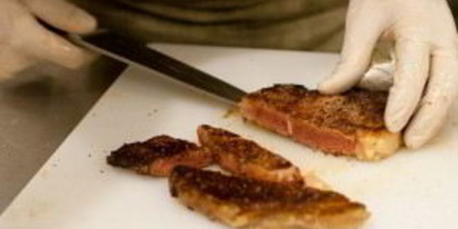 Рецепт стейка на сковороде-гриль