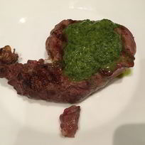 Рецепт Стейка рибай с соусом Чимичурри