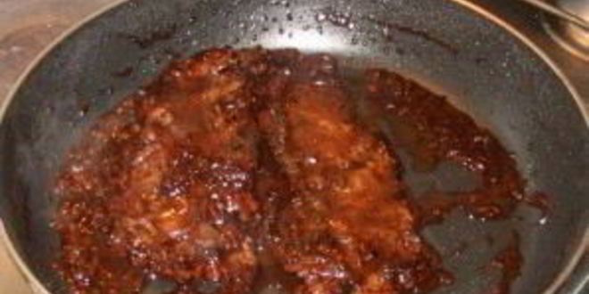 Рецепт стейка с французским соусом