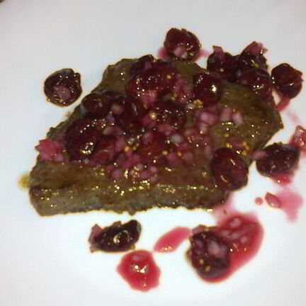 Рецепт Стейка с вишней