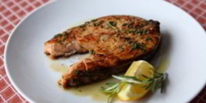 Рецепт стейка семги на гриле