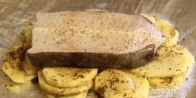 Рецепт стейка зубатки