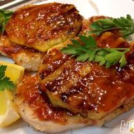 Рецепт Свиного стейка-гриля с ананасом