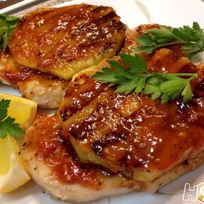 Рецепт Свиного стейка-гриля с ананасом