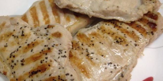 Рецепт свиного стейка-гриля с ананасом