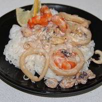 Рецепт Стеклянной лапши с морепродуктами