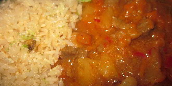 Рецепт свинины в кисло-сладком соусе с жареным рисом на гарнир — ужина родом из китая