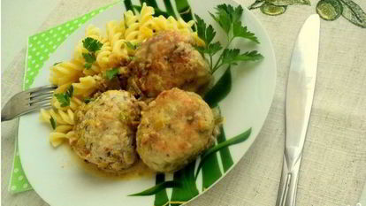 Рецепт Куриных тефтелей с грибами