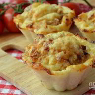 Рецепт Куриных тефтелек в картофельных корзиночках