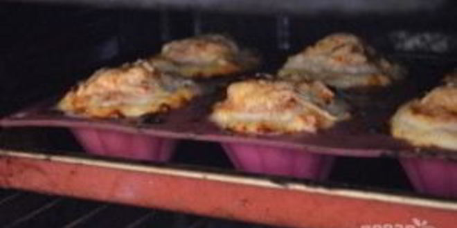 Рецепт куриных тефтелек в картофельных корзиночках