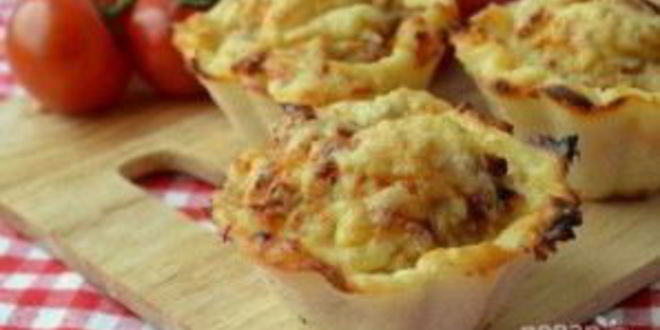 Рецепт куриных тефтелек в картофельных корзиночках