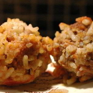 Рецепт Мясных тефтелей-ежиков