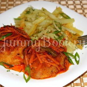 Рецепт Тефтелей из морепродуктов с овощами