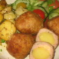 Рецепт Тефтелей с картофелем