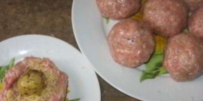Рецепт тефтелей с картофелем